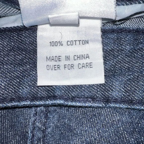 DNM Collection, dark wash 44W Moto relaxed fit Logo Denim￼￼ - Picture 11 of 11